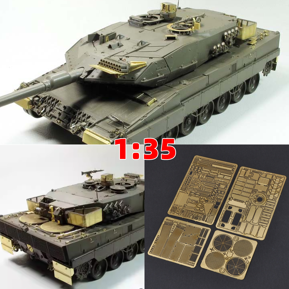 Model Kit Motor - 1/35 Photo Eatch PE Scale Model