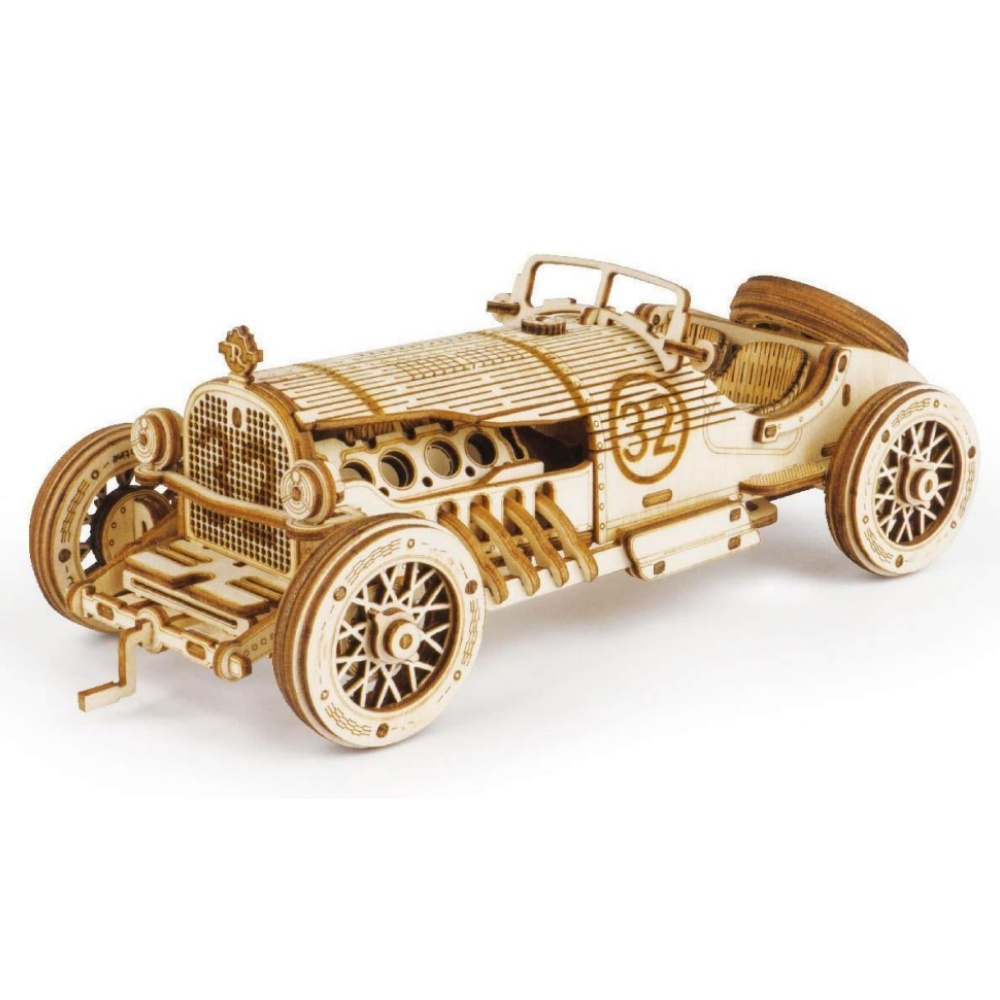 Model Kit Revell - Robotime Rokr Classic Car 3D Wooden