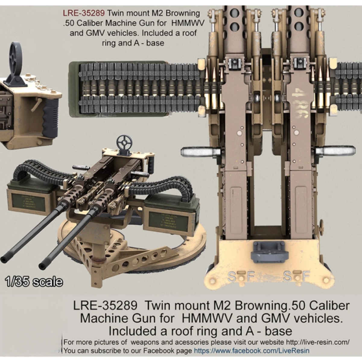 Model Kit Weapons - 1/35 resin unpainted model kit, military