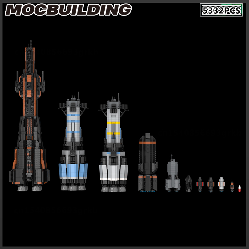 MOC Building Block Space Ship  - огляд і ціна Model Kit Battleship