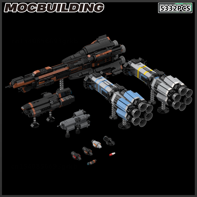 MOC Building Block Space Ship  - огляд і ціна Model Kit Battleship