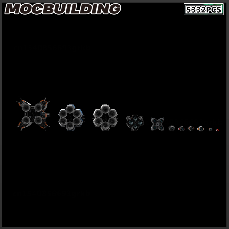 MOC Building Block Space Ship  - огляд і ціна Model Kit Battleship