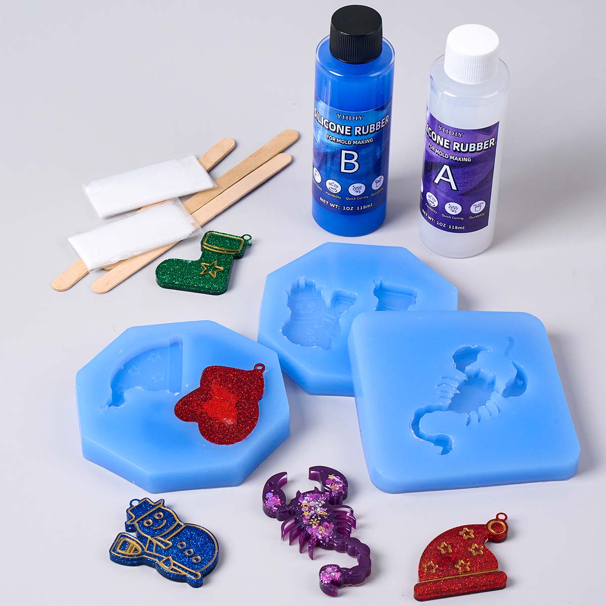118ml/296ml Silicone Mold Maki - огляд і ціна Resin Kit Cast