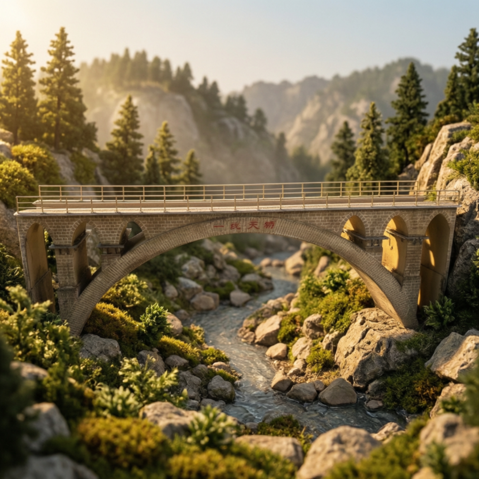 Arched Bridge Model with Instr - огляд і ціна Model Kit Train