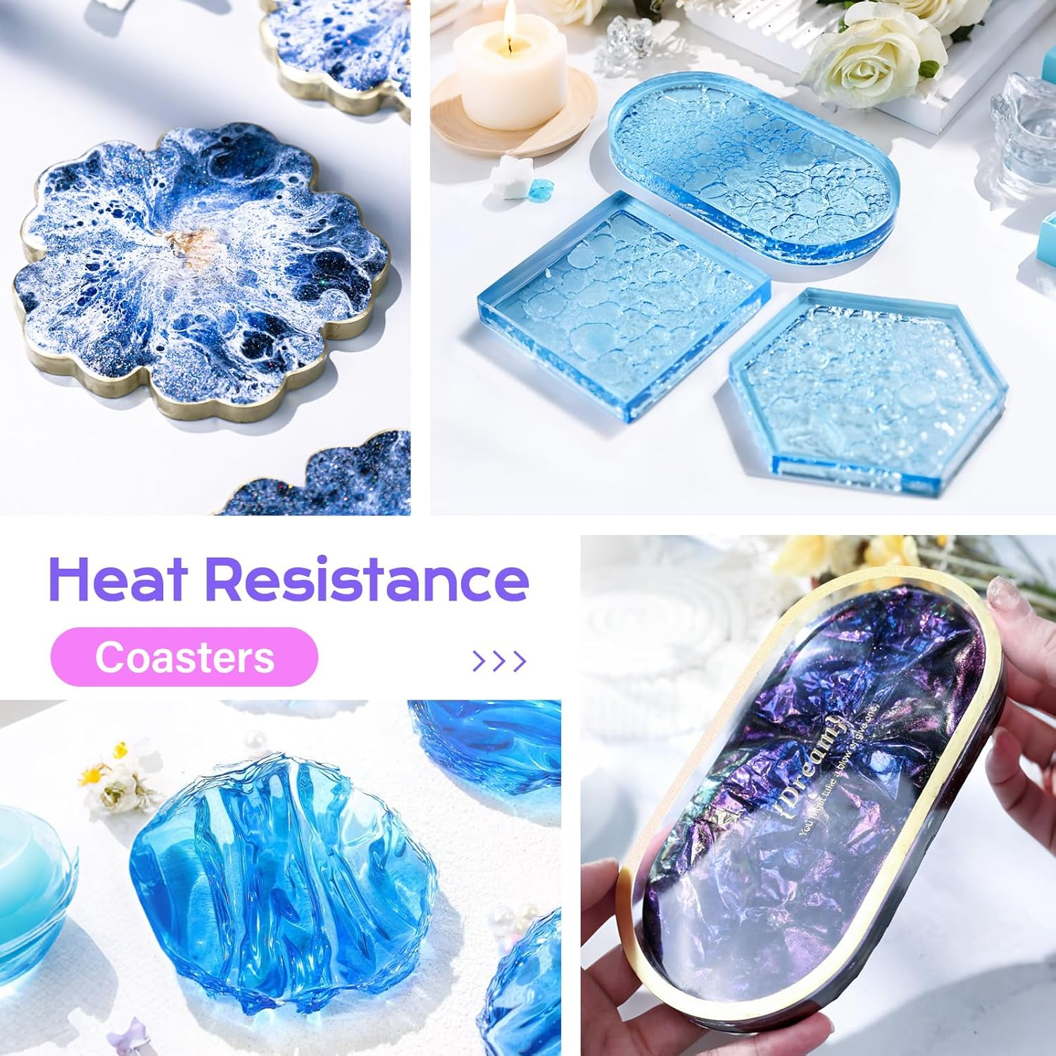 100g-400g Transparent UV Resin - огляд і ціна Resin Kit Cast