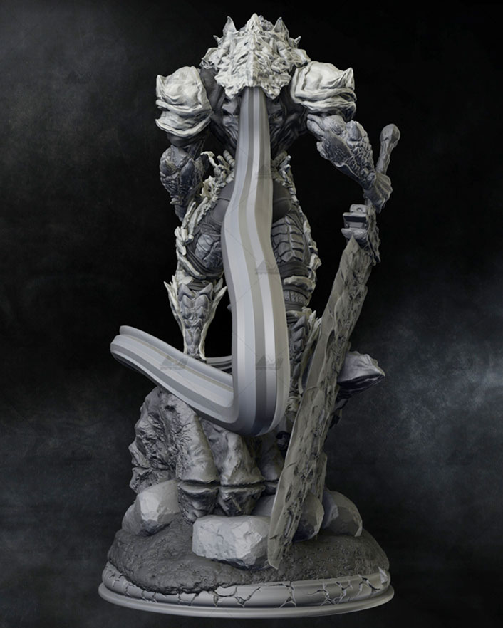 75mm / 100mm Resin Model Kits  - огляд і ціна Model Kit Lizard