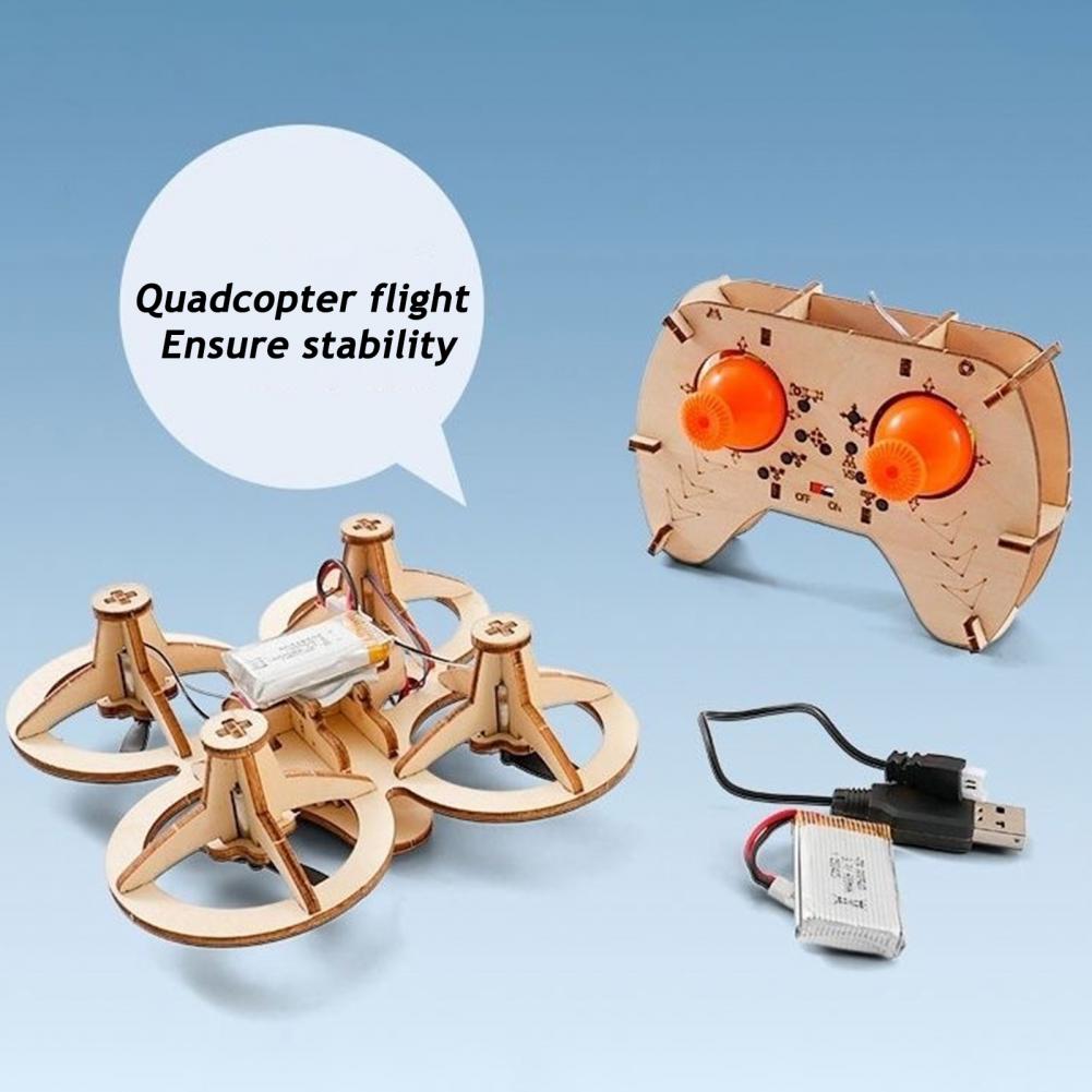 Rc Drone Toy Wooden Drone Puzz - огляд і ціна Model Kit Motor