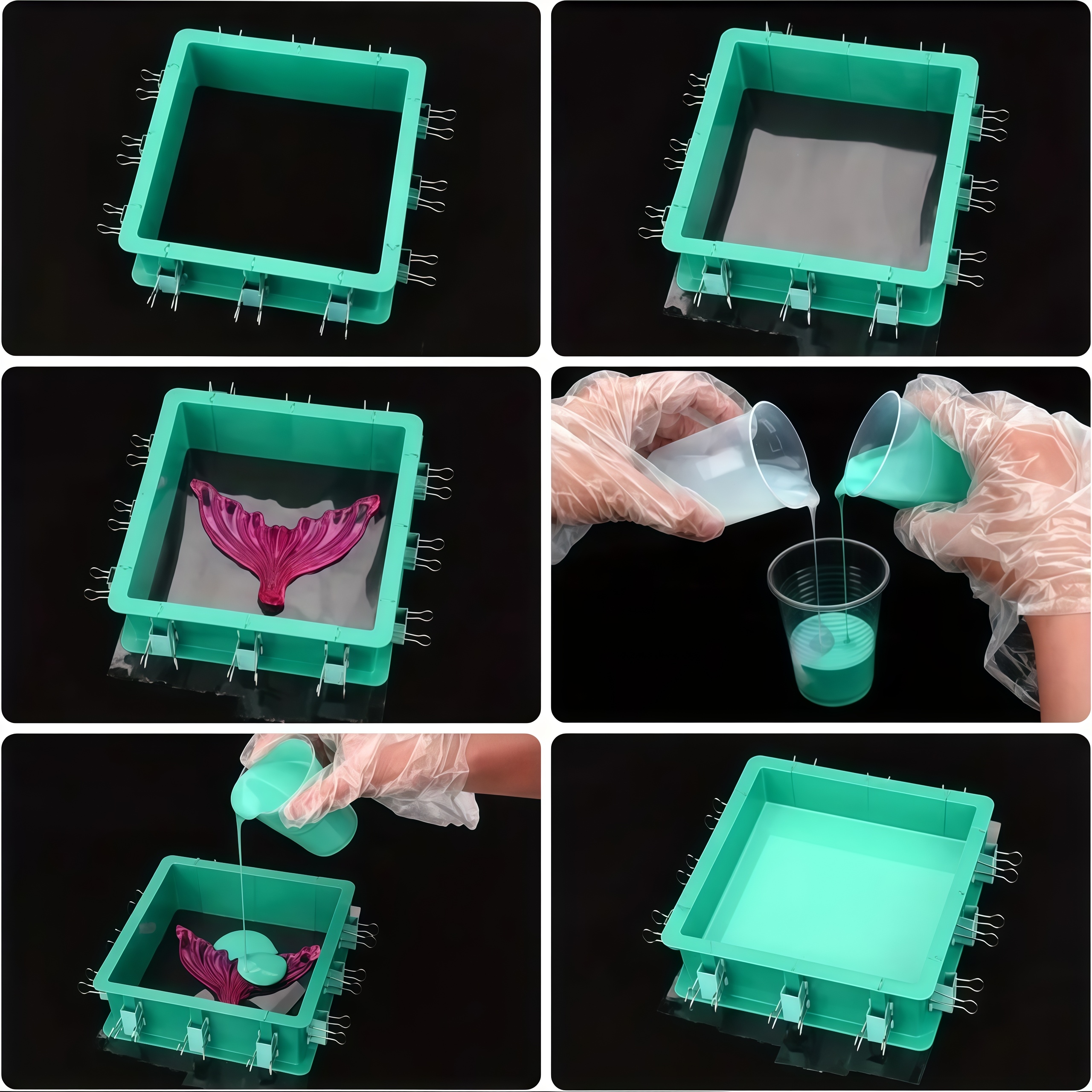 Super Elastic 15A Liquid Silic - огляд і ціна Resin Kit Cast