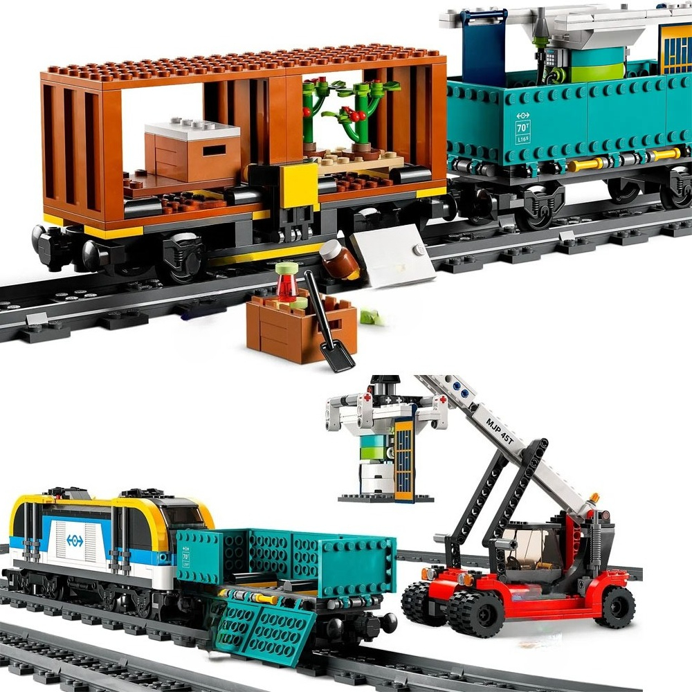 1153PCS City Freight Train Rai - огляд і ціна Model Kit Train