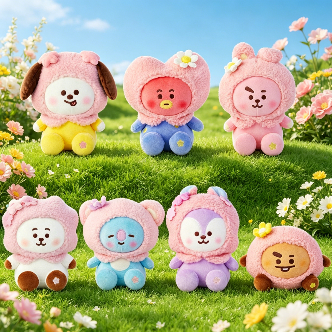 KPOP BT21 Cherry Blossom Serie - огляд і ціна Model Kit Mobil