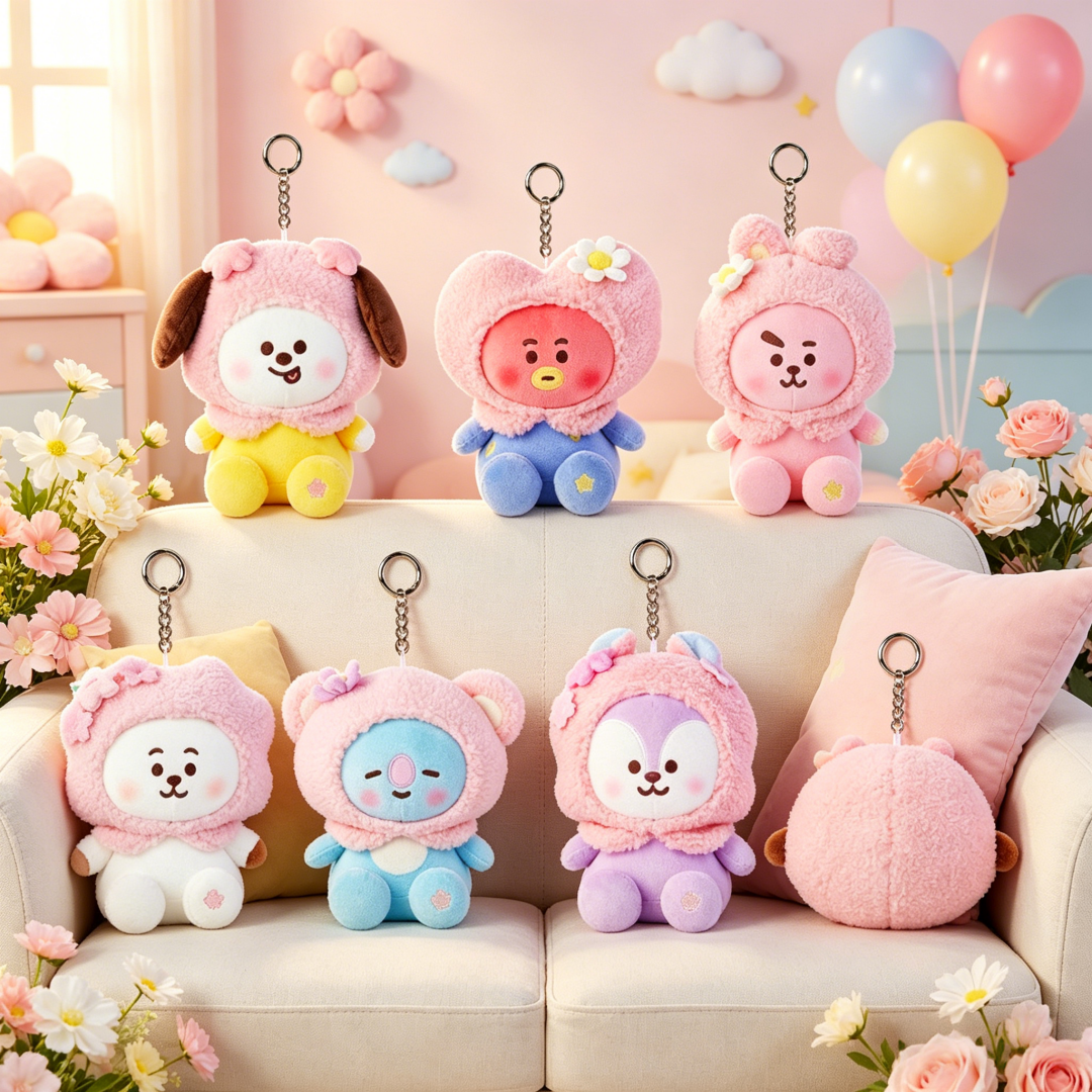 KPOP BT21 Cherry Blossom Serie - огляд і ціна Model Kit Mobil