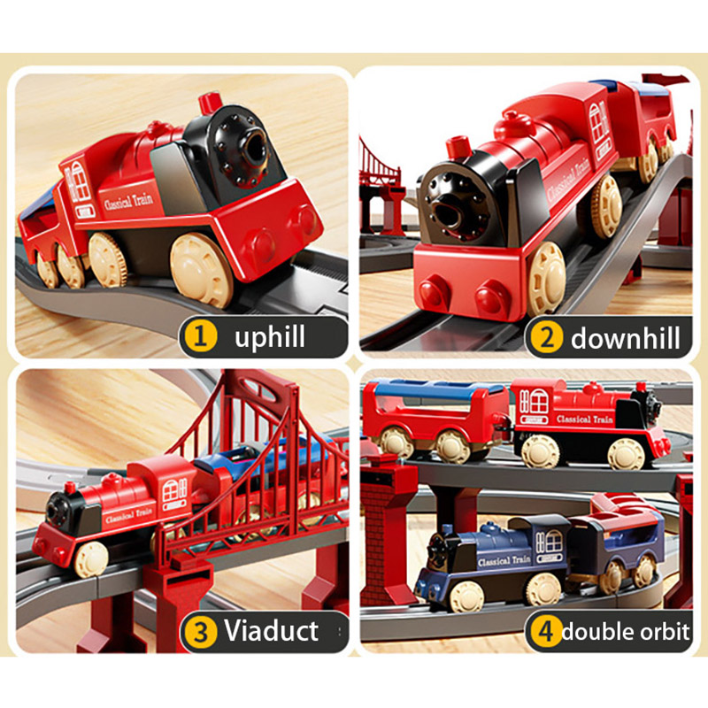 44Pcs/set Electric Train Track - огляд і ціна Model Kit Train