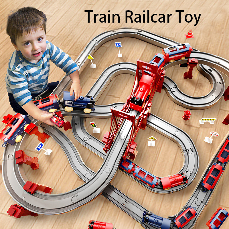 44Pcs/set Electric Train Track - огляд і ціна Model Kit Train