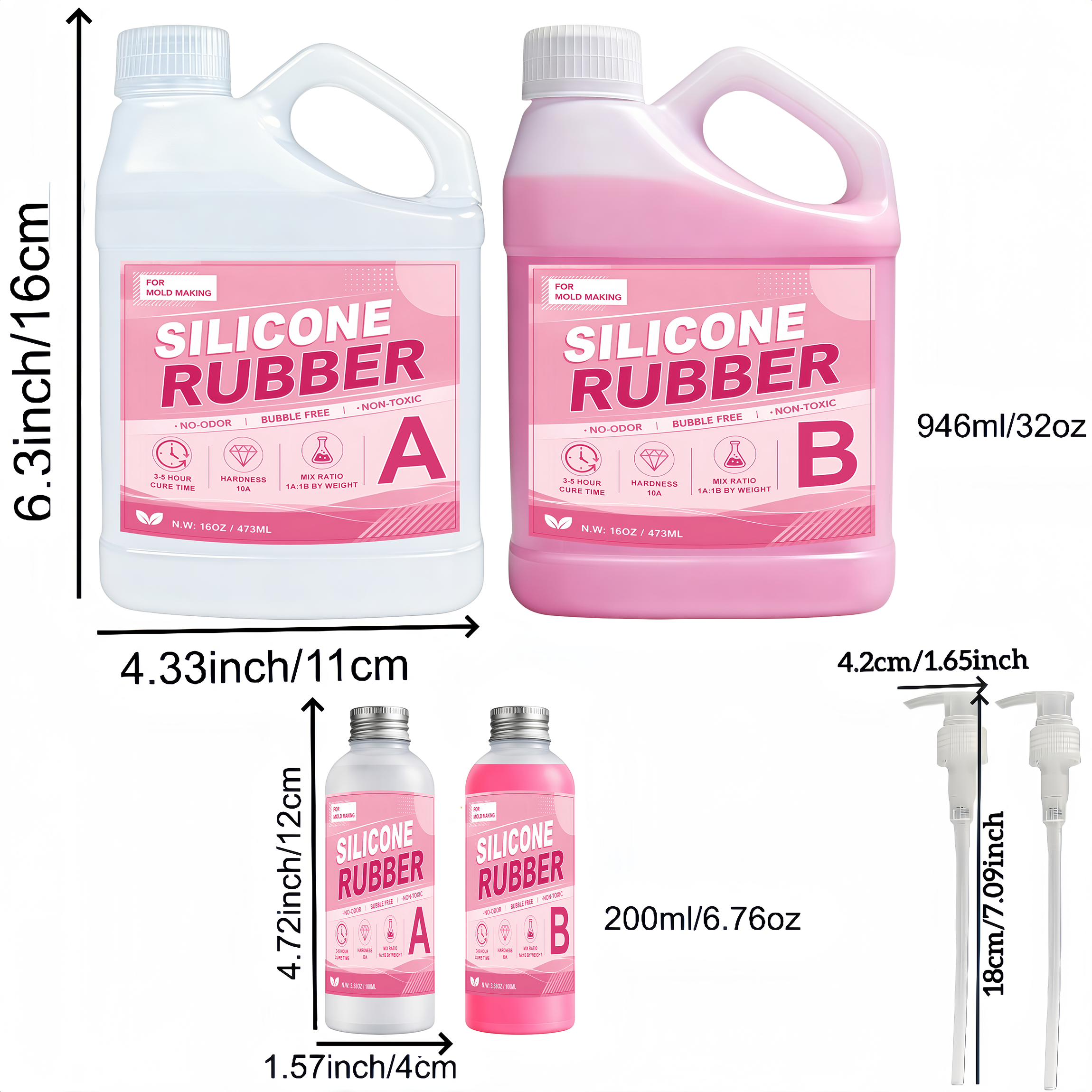 Liquid Silicone Rubber-Perform - огляд і ціна Resin Kit Cast