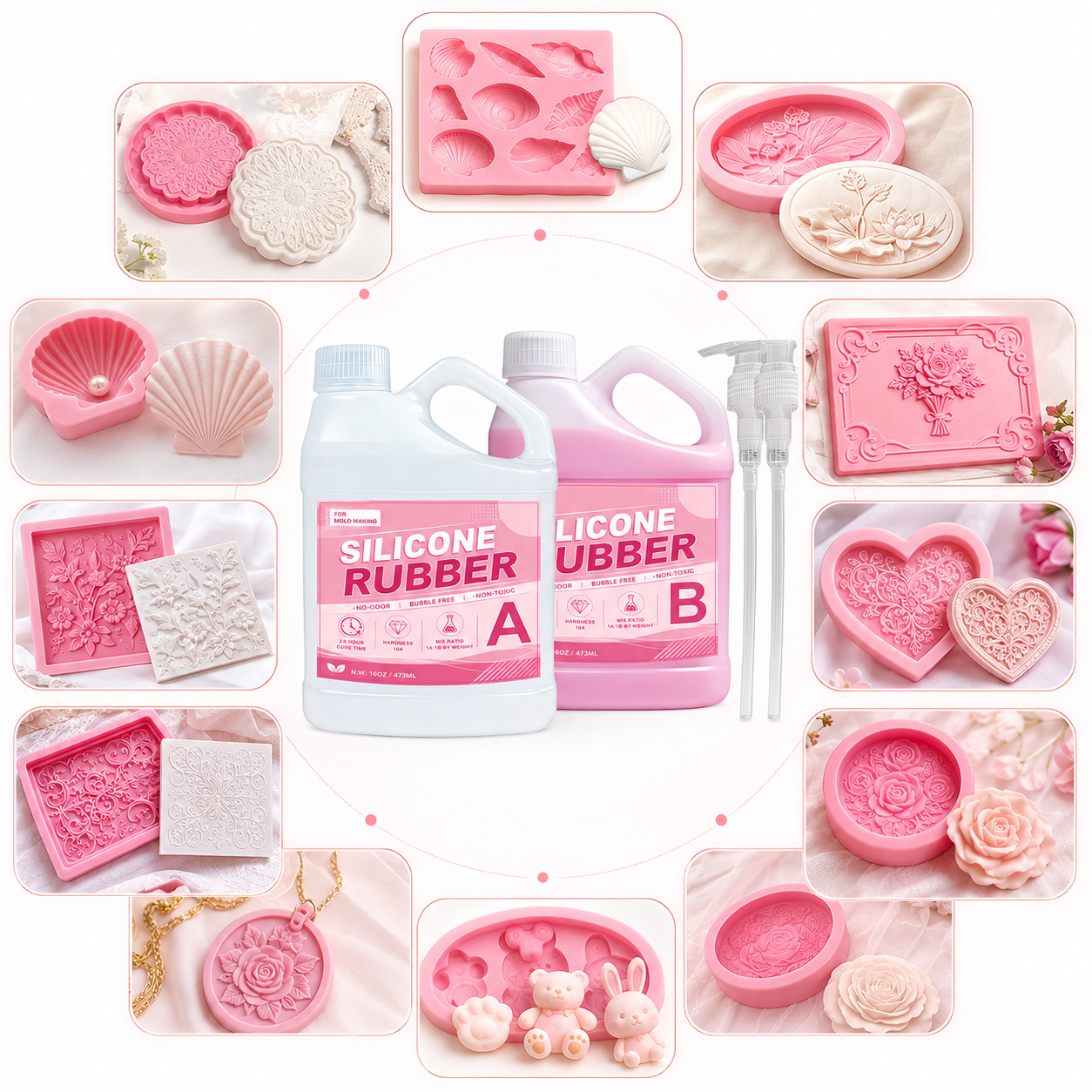 Liquid Silicone Rubber-Perform - огляд і ціна Resin Kit Cast