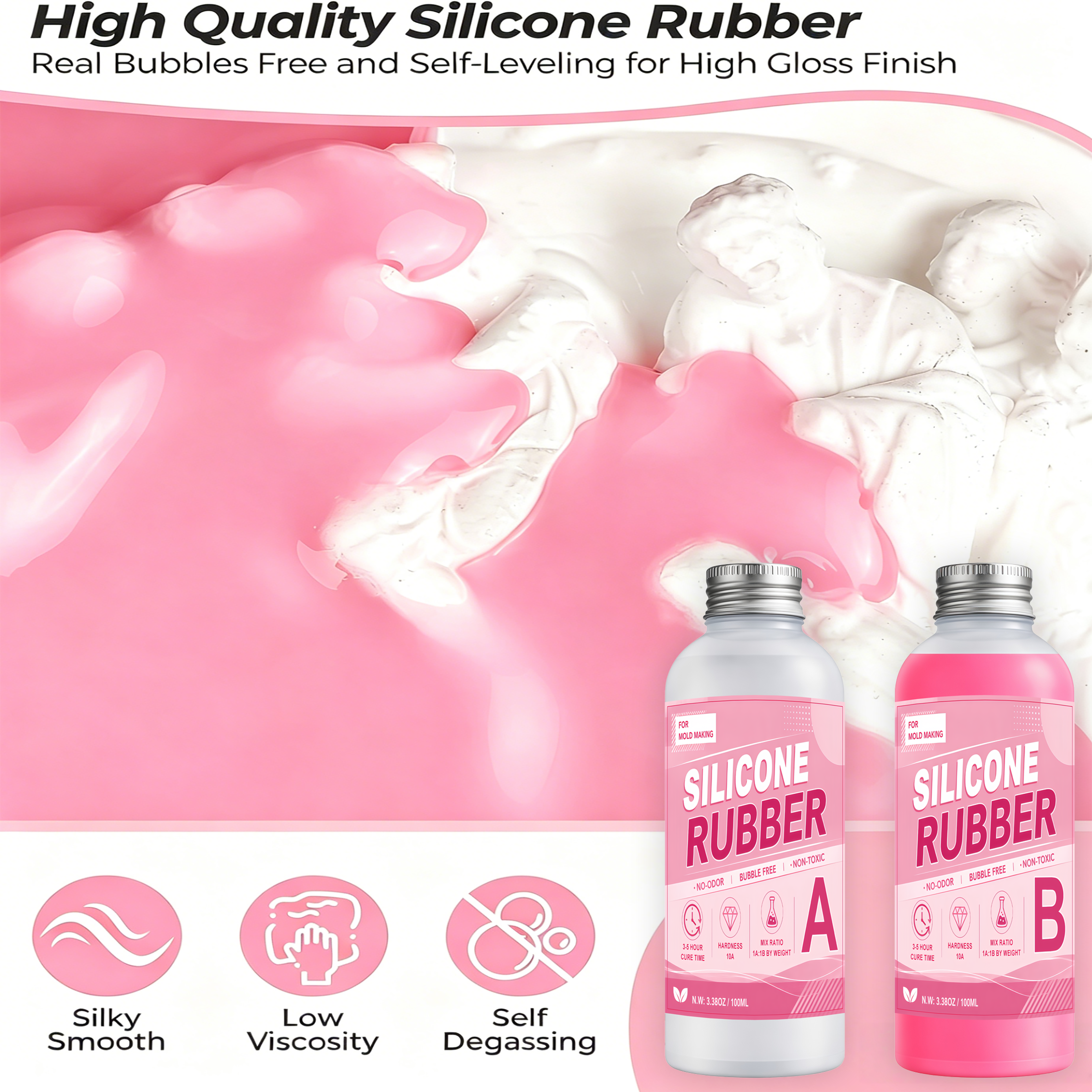 Liquid Silicone Rubber-Perform - огляд і ціна Resin Kit Cast
