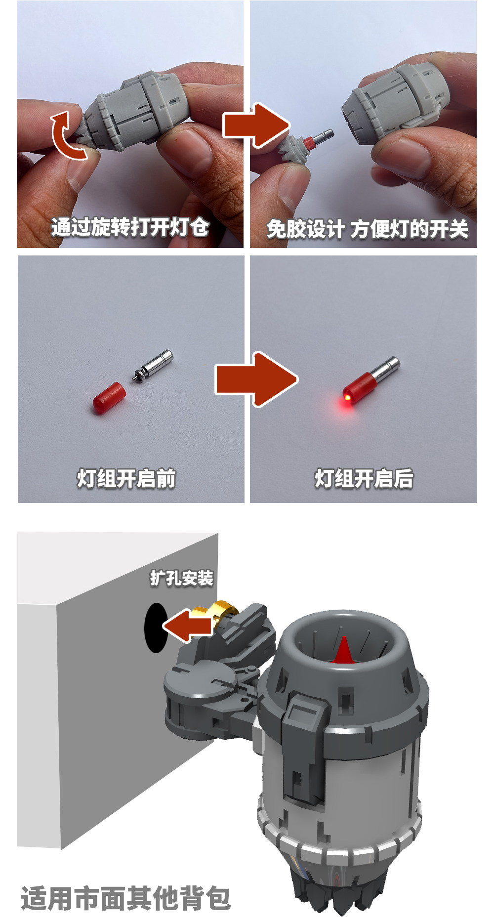 MSWZ Universal Luminous Engine - огляд і ціна Model Kit Weapons