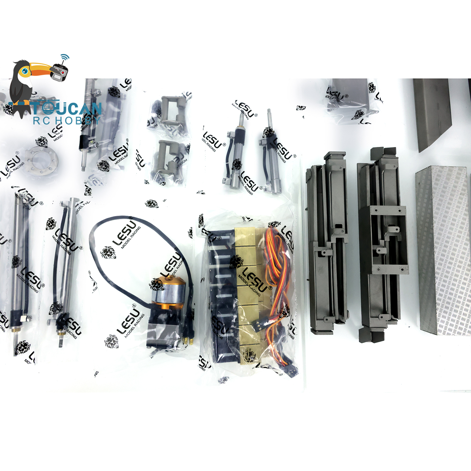 LESU RC Parts Hydraulic Crane  - огляд і ціна Model Kit Motor