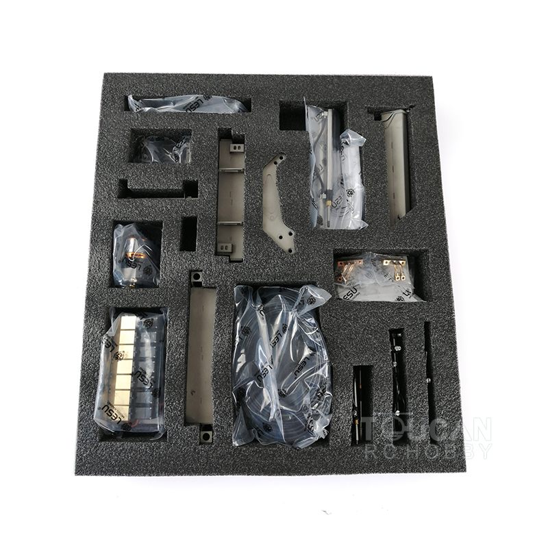 LESU RC Parts Hydraulic Crane  - огляд і ціна Model Kit Motor
