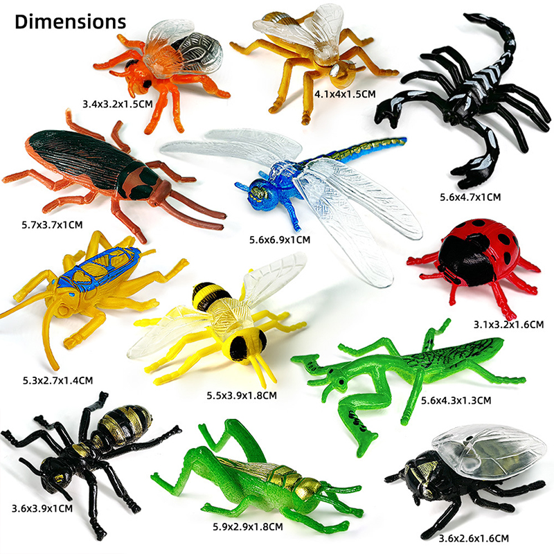 12pcs Wild Insect Animals Mode - огляд і ціна Model Kit Lizard