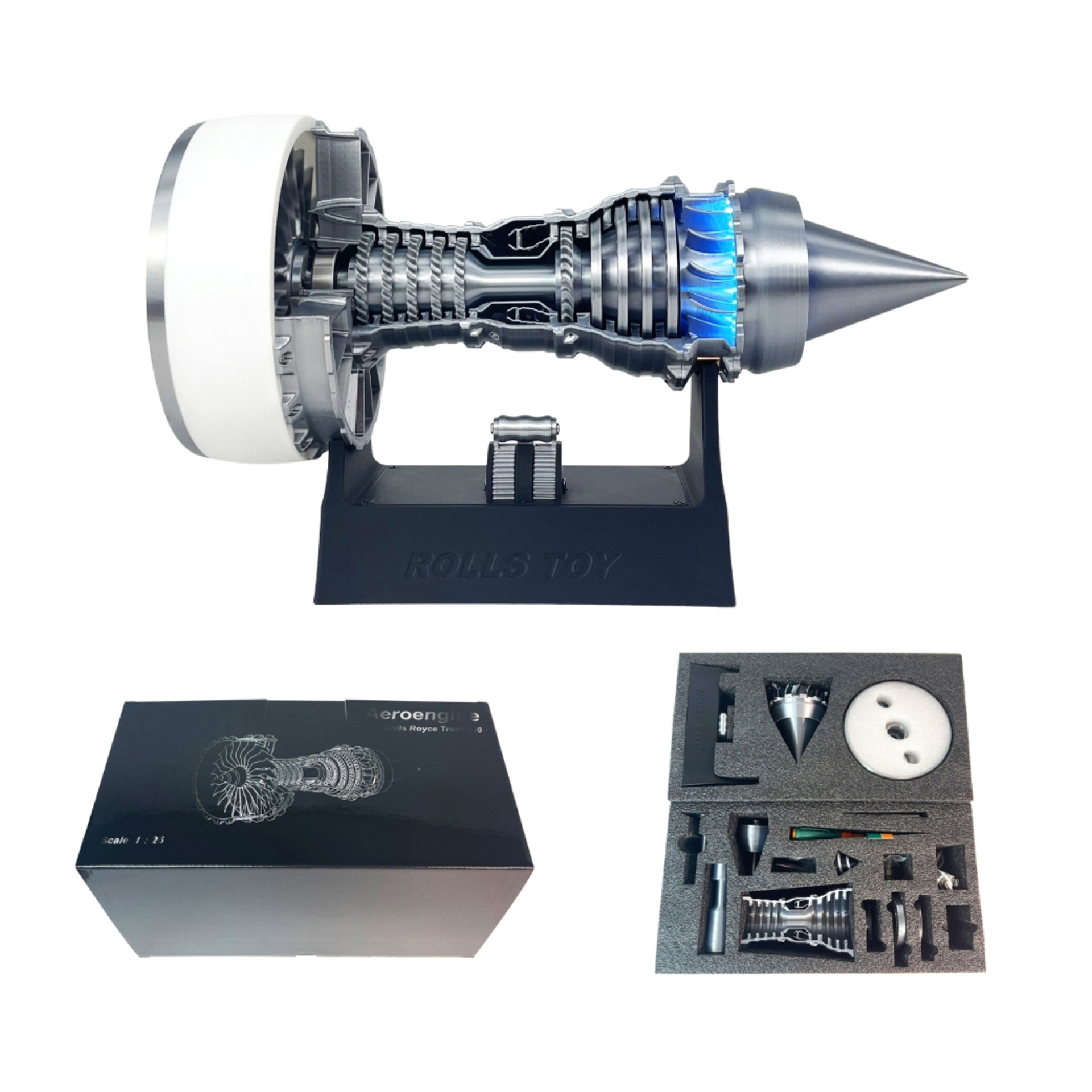 3D Printed Turbine Engine Mode - огляд і ціна Model Kit Jet Engine