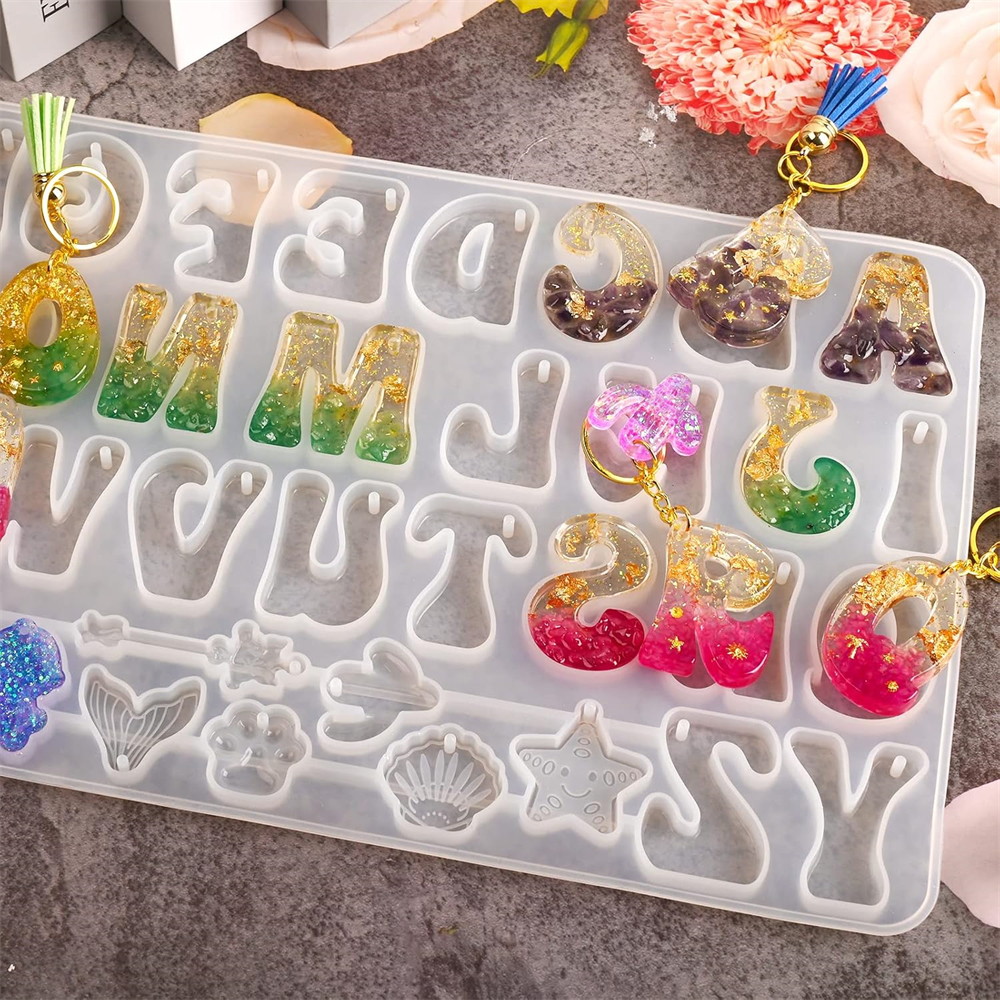 Alphabet Silicone Mold for Epo - огляд і ціна Resin Kit Cast