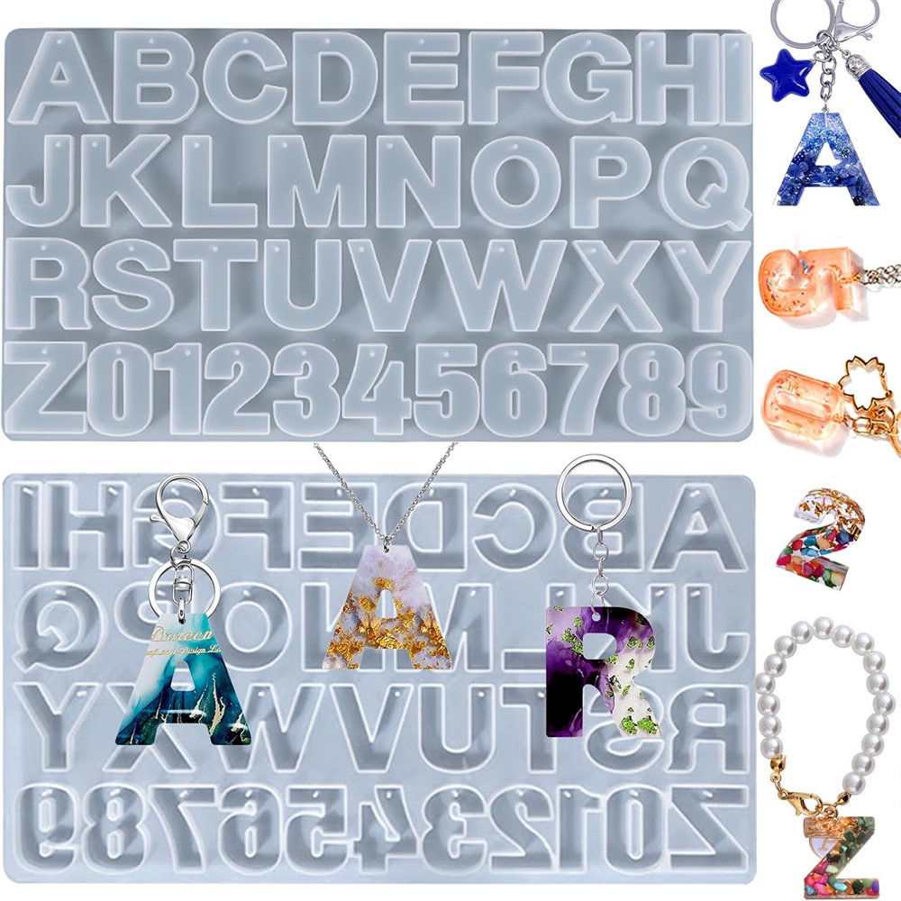Alphabet Silicone Mold for Epo - огляд і ціна Resin Kit Cast