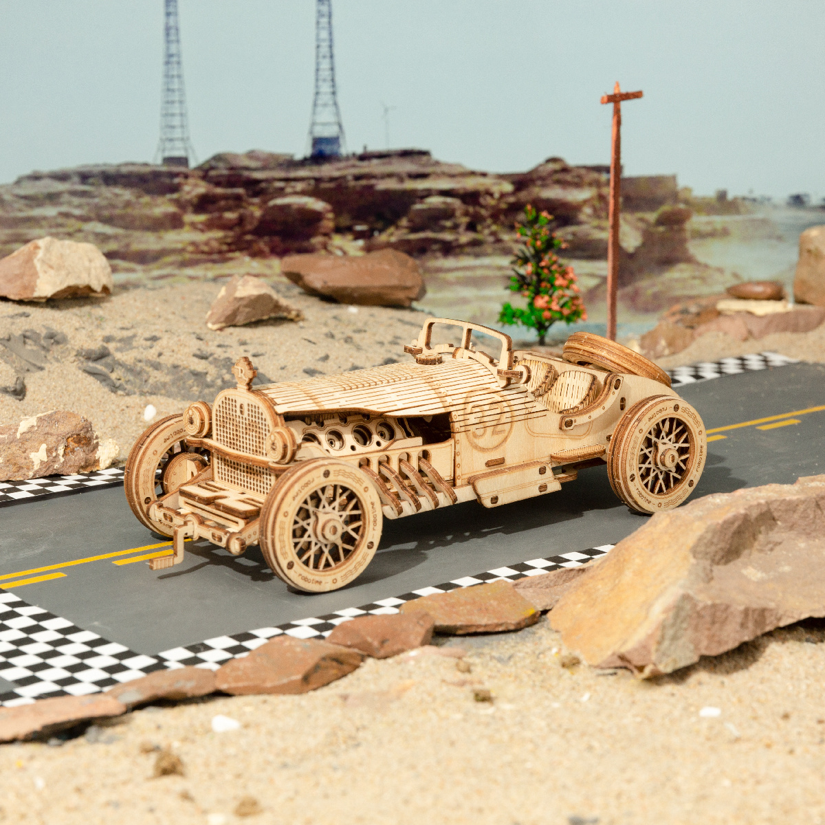 Robotime Rokr Classic Car 3D W - огляд і ціна Model Kit Revell