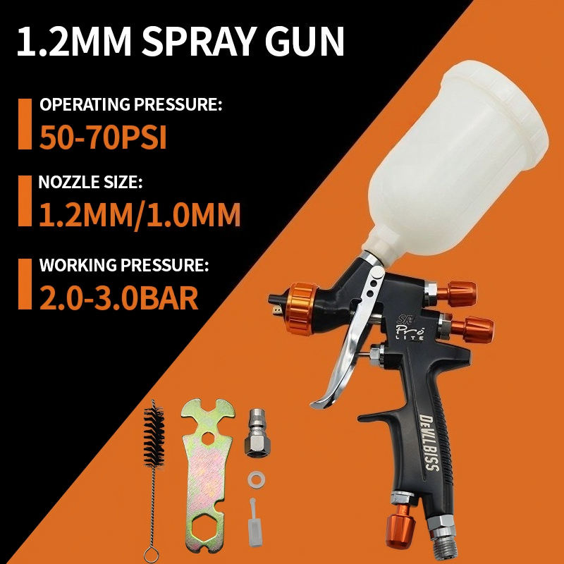 SRl HVLP Spray Gun 0.8/1.0/1.2 - огляд і ціна Spray Can Lacquer