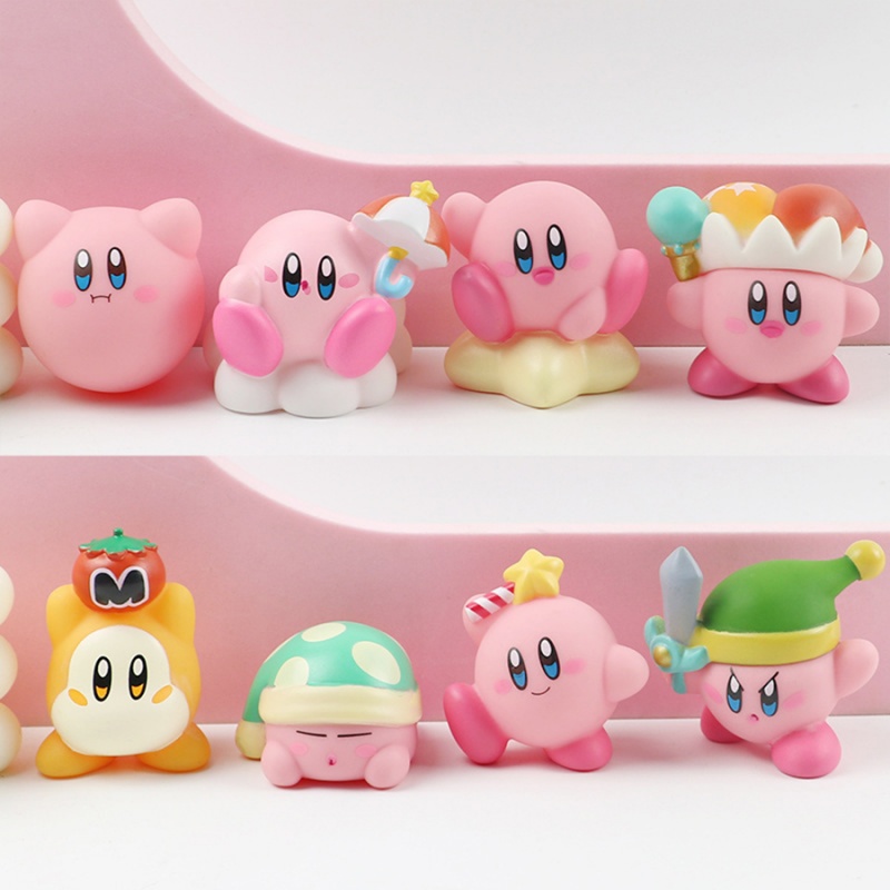8pcs/Set Games Star Kirby Anim - огляд і ціна Model Kit Kirby