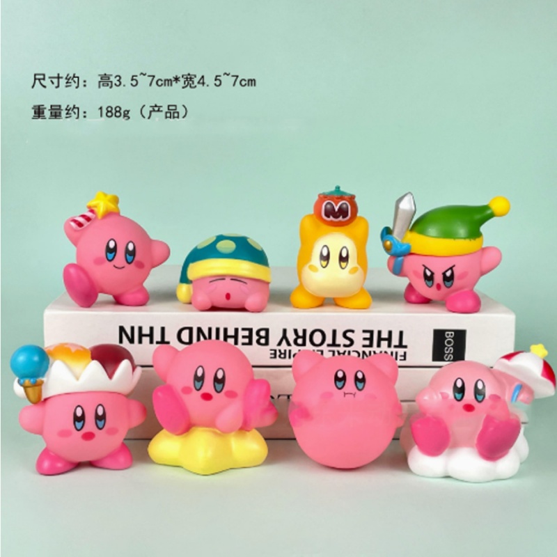 8pcs/Set Games Star Kirby Anim - огляд і ціна Model Kit Kirby