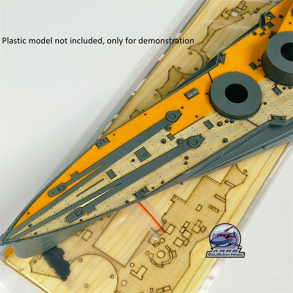 1/350 Scale Wooden Deck Maskin - огляд і ціна Model Kit Battleship