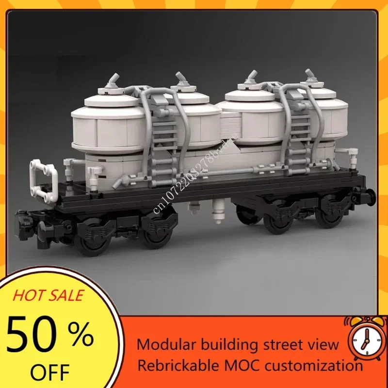 399PCS City Railway Train MOC  - огляд і ціна Model Kit Train