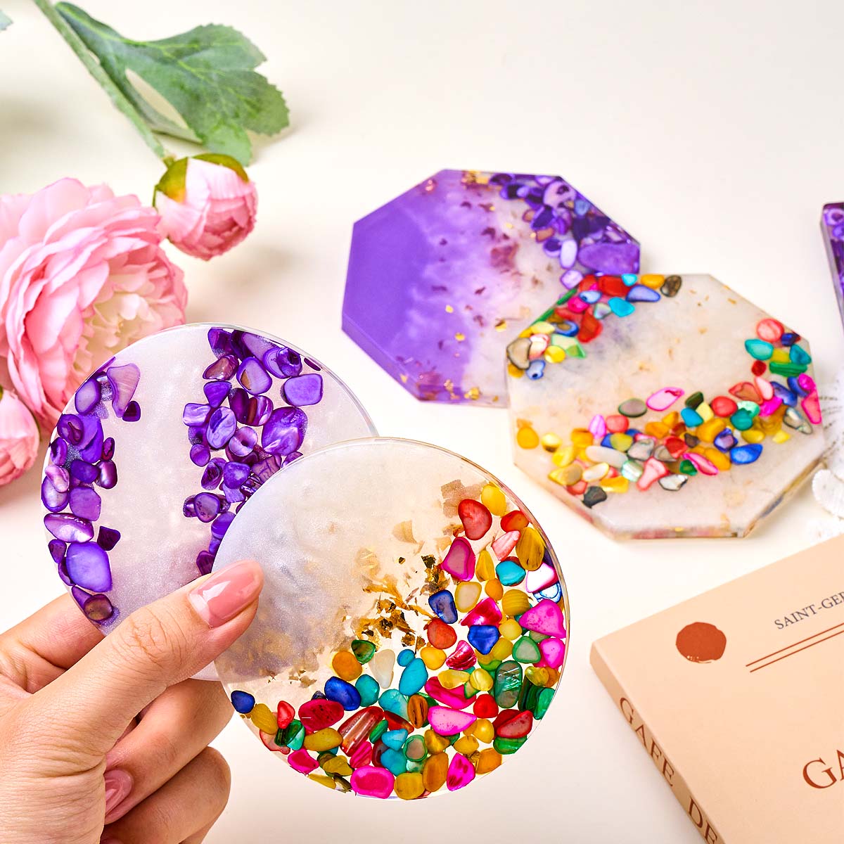 Epoxy Resin Coaster Making Kit - огляд і ціна Resin Kit Cast