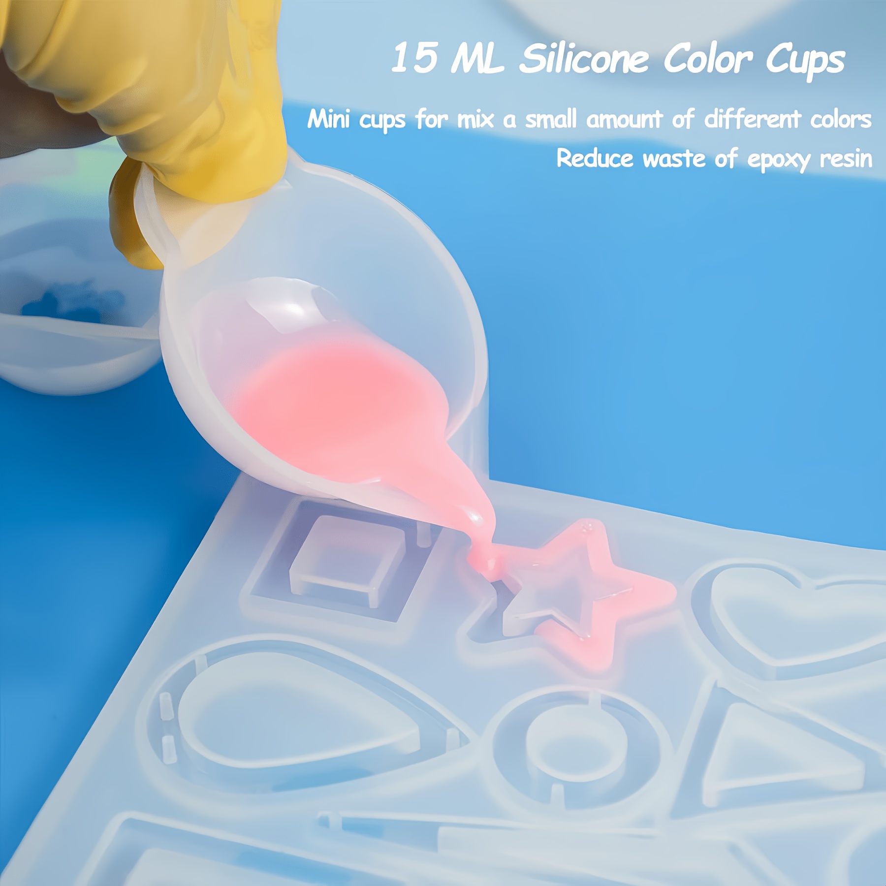 21pcs/Set Silicone Resin Casti - огляд і ціна Resin Kit Cast