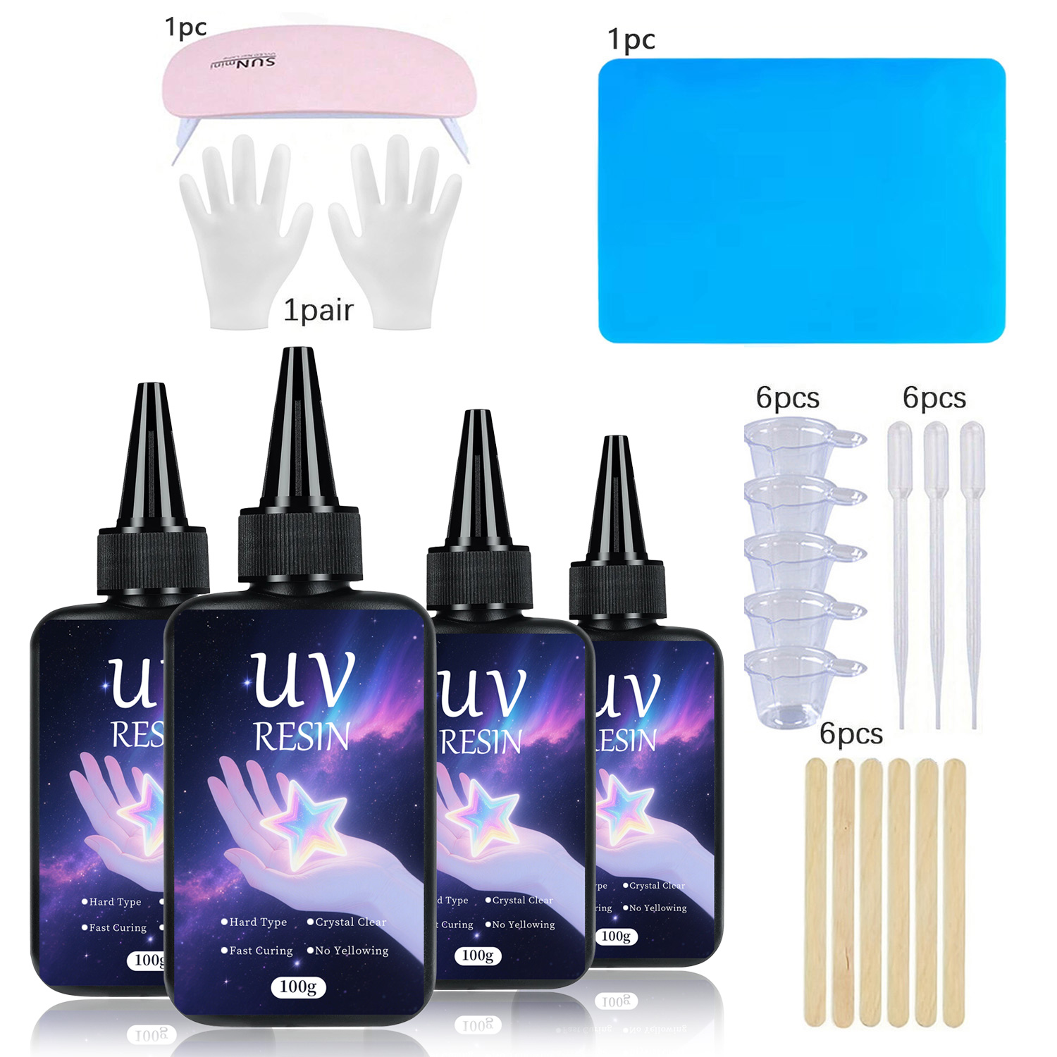 UV Resin kit with Casting Tool - огляд і ціна Resin Kit Cast