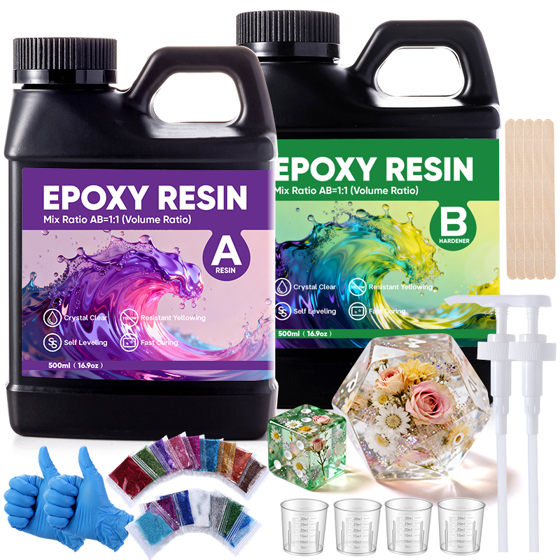 Epoxy Resin Kit, 500/1000ml Cr - огляд і ціна Resin Kit Cast