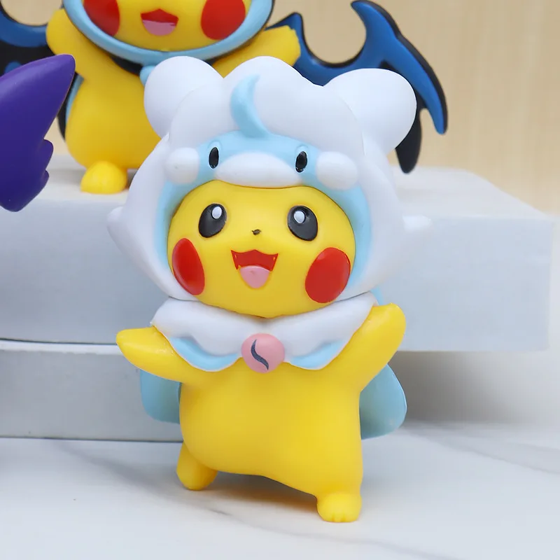 7Pcs/Set Pokemon Cosplay Figur - огляд і ціна Model Kit Quick Pokemon