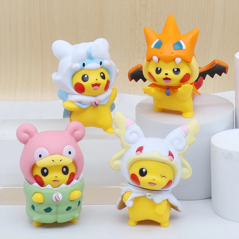 7Pcs/Set Pokemon Cosplay Figur - огляд і ціна Model Kit Quick Pokemon