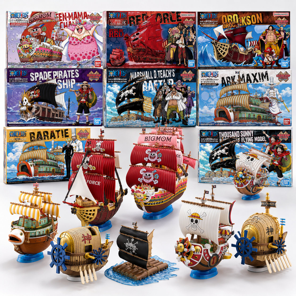 Bandai One Piece Grand Ship Co - огляд і ціна Model Kit One Piece Going Merry