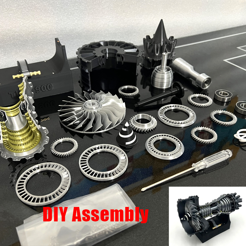 TR900 Aircraft Turbofan Engine - огляд і ціна Model Kit Jet Engine