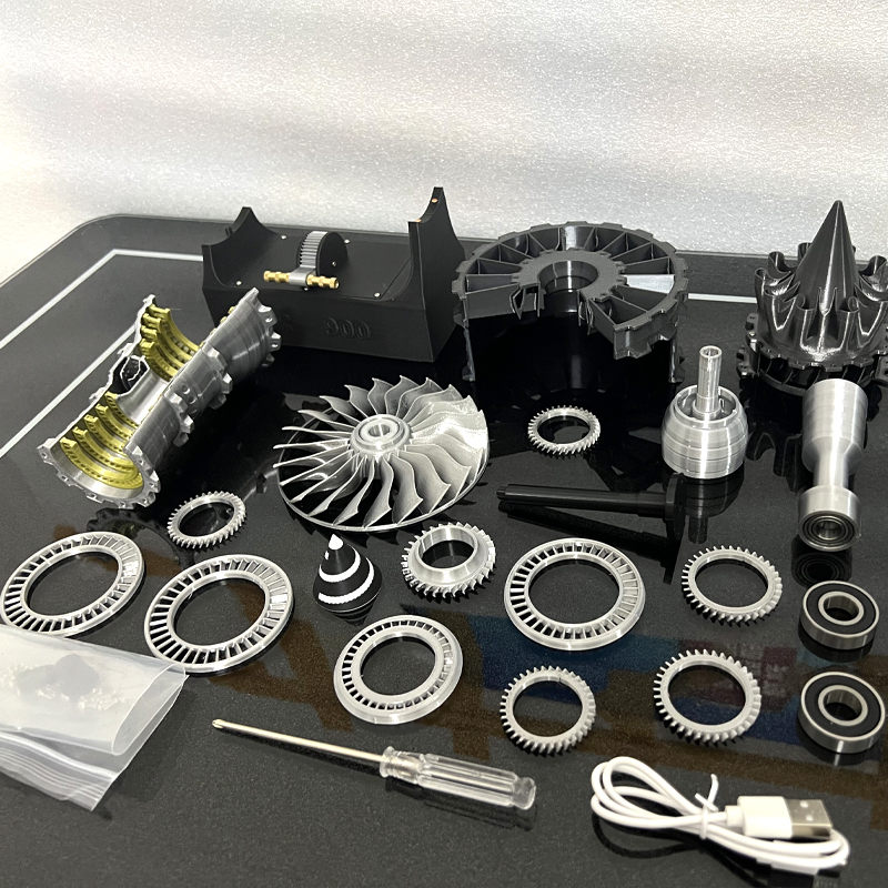 TR900 Aircraft Turbofan Engine - огляд і ціна Model Kit Jet Engine