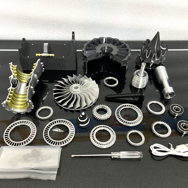TR900 Aircraft Turbofan Engine - огляд і ціна Model Kit Jet Engine