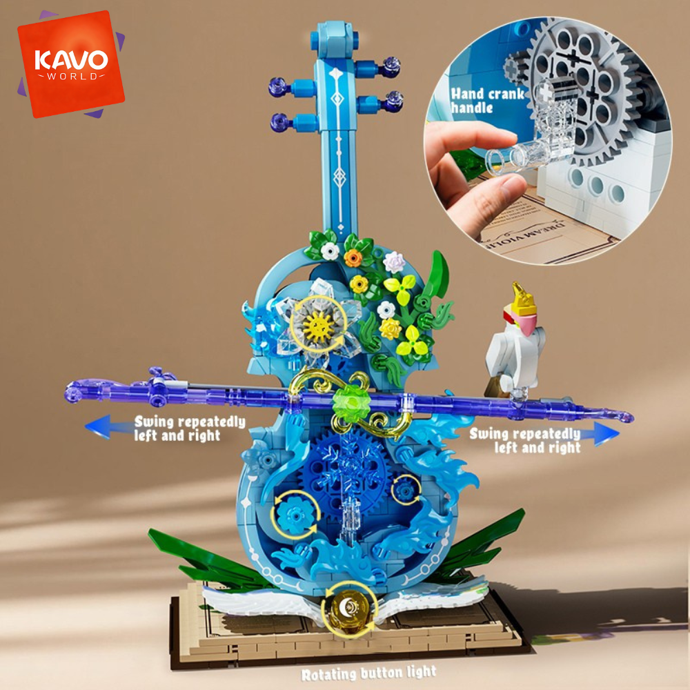 KAVOWORLD 783pcs Dreamy Blue V - огляд і ціна Model Kit In Era