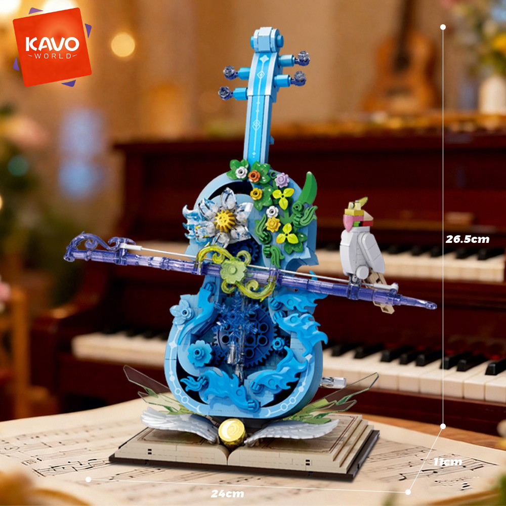 KAVOWORLD 783pcs Dreamy Blue V - огляд і ціна Model Kit In Era