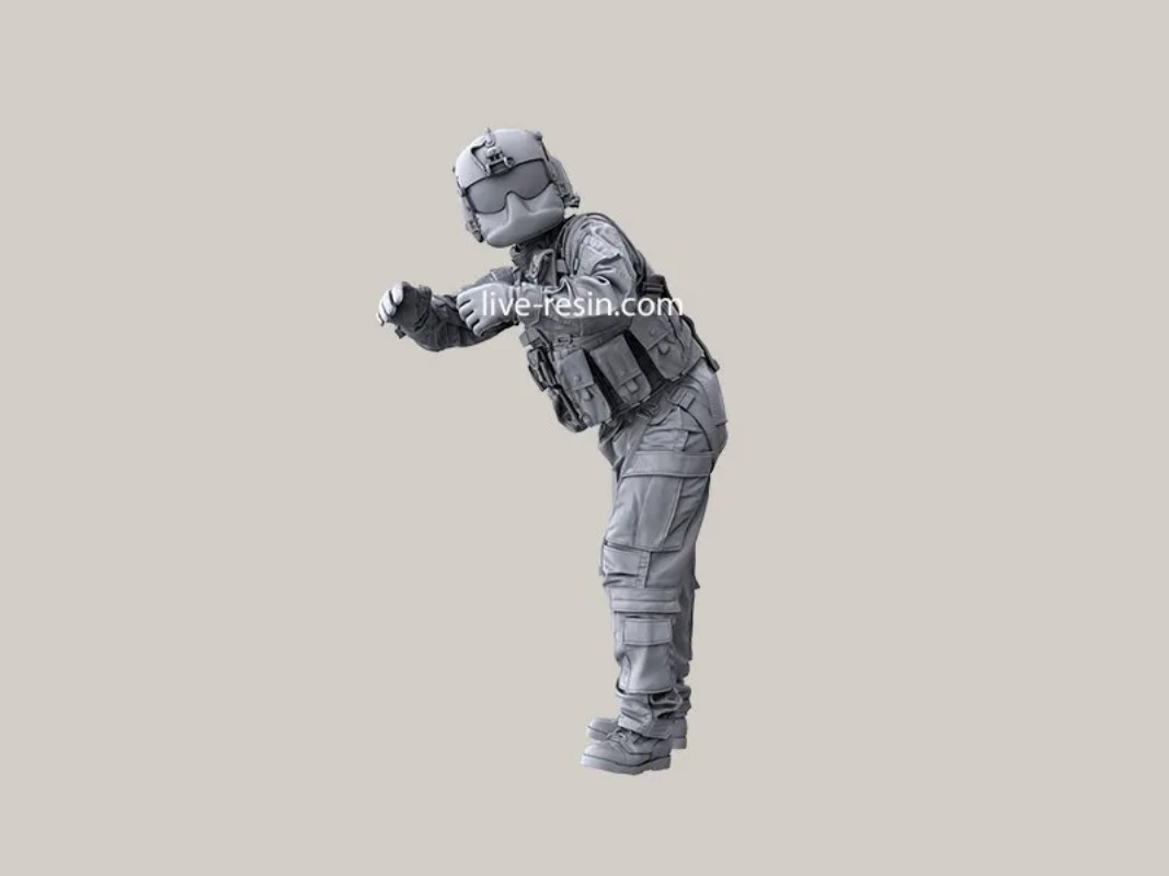 1:35 Die Cast Resin Figure Ass - огляд і ціна Model Kit Weapons