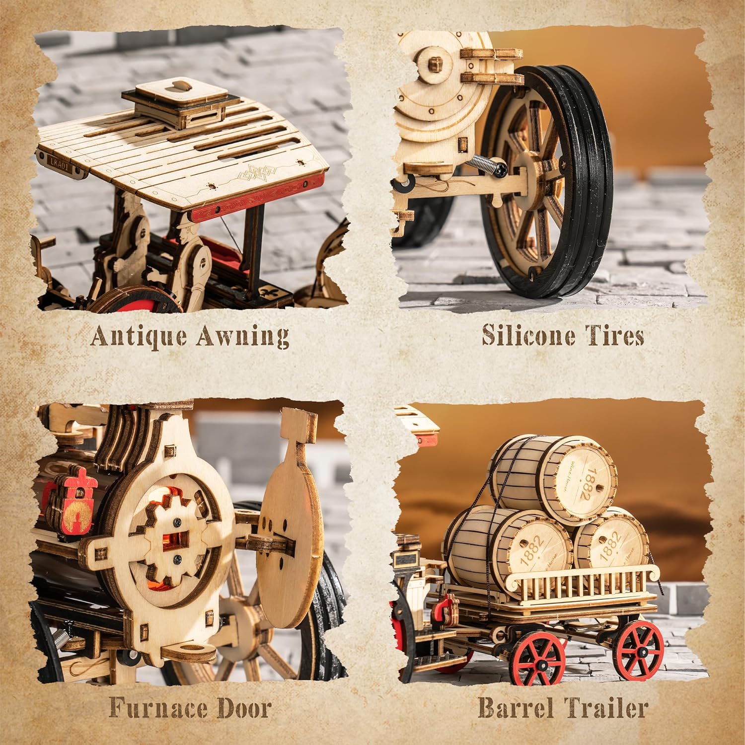 Robotime Rokr Car Model Buildi - огляд і ціна Model Kit Revell