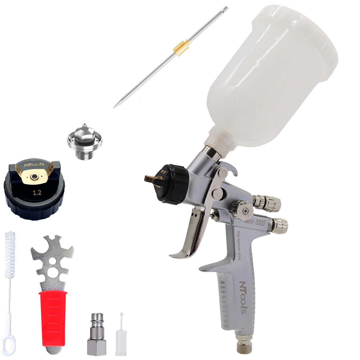 Mini Air Spray Gun 0.8/1.0/1.2 - огляд і ціна Spray Can Lacquer