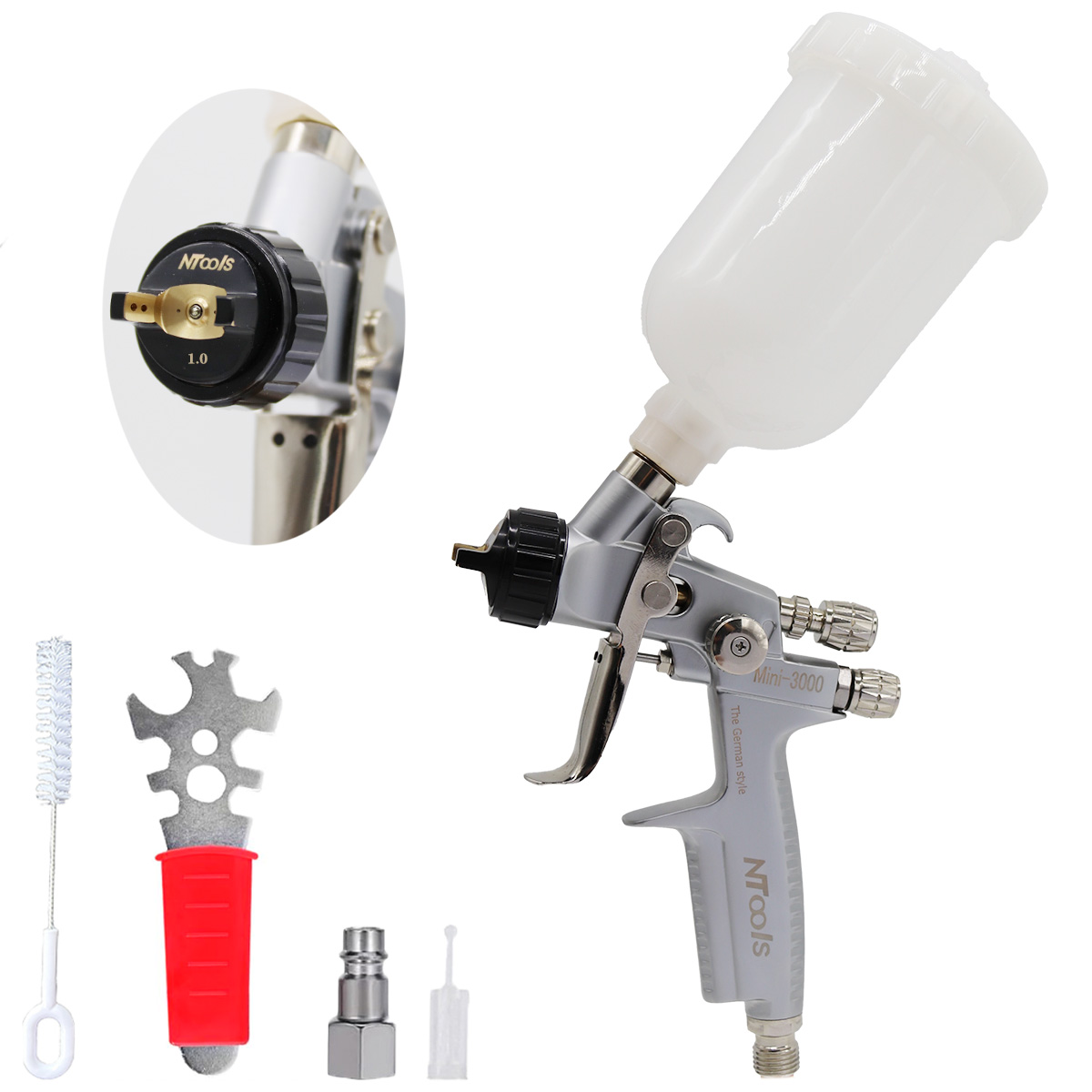 Mini Air Spray Gun 0.8/1.0/1.2 - огляд і ціна Spray Can Lacquer