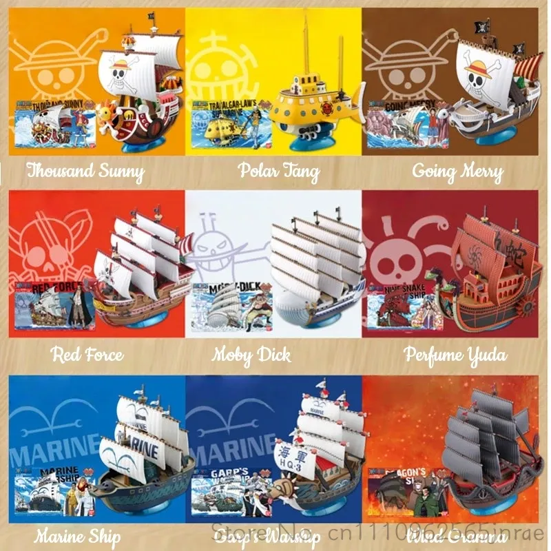 Bandai One Piece Assembled Pir - огляд і ціна Model Kit One Piece Going Merry